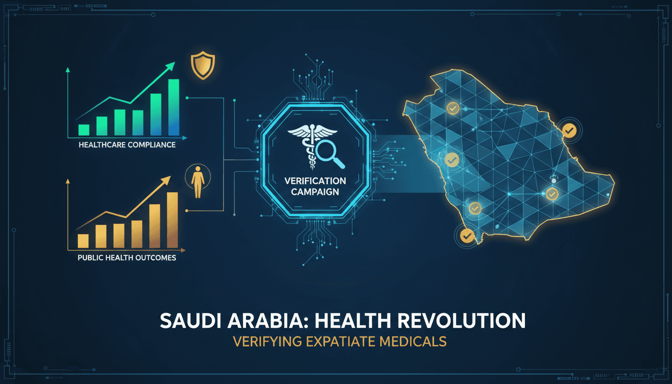 Saudi Arabia's Ministry of Health campaign for expatriate medical examinations