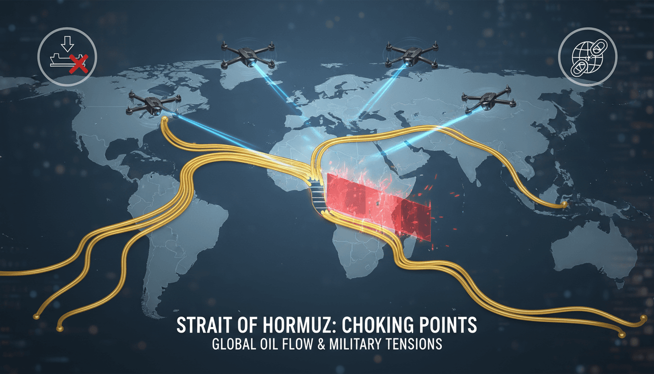 U.S. Military Intercepts Iranian Drones in Strait of Hormuz