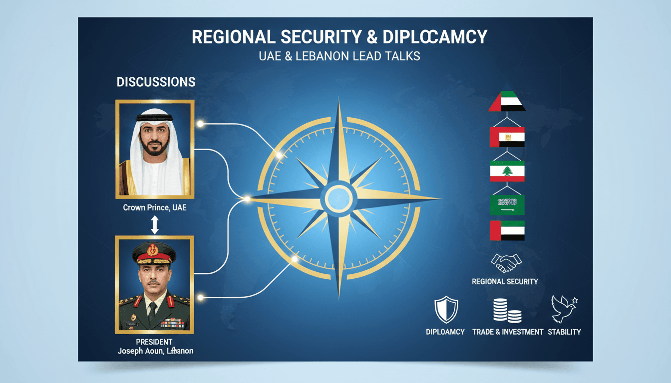 Crown Prince and Lebanese President Discuss Regional Security and Diplomacy