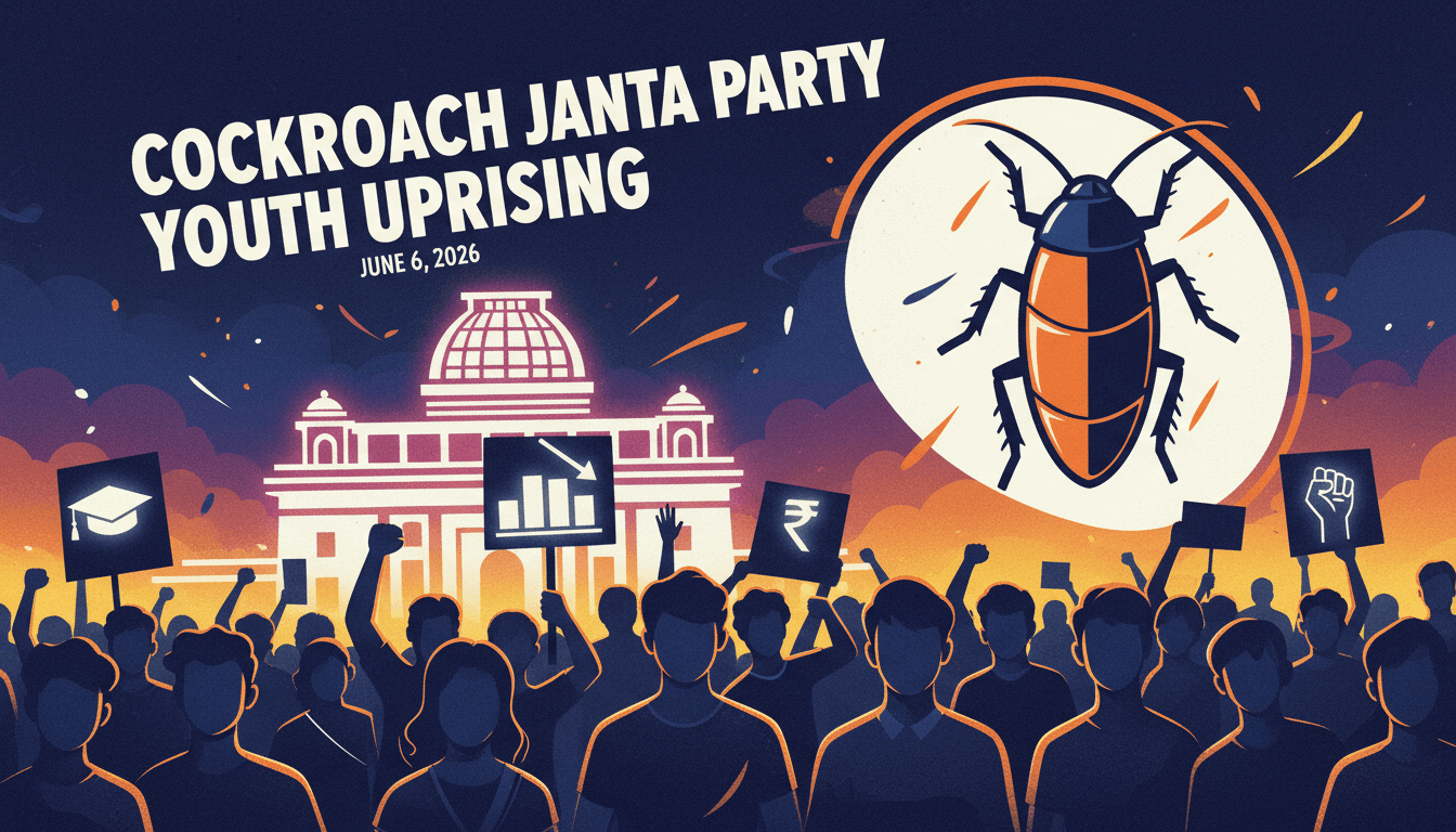 Emergence of Cockroach Janta Party Signals Youth Political Mobilization in India