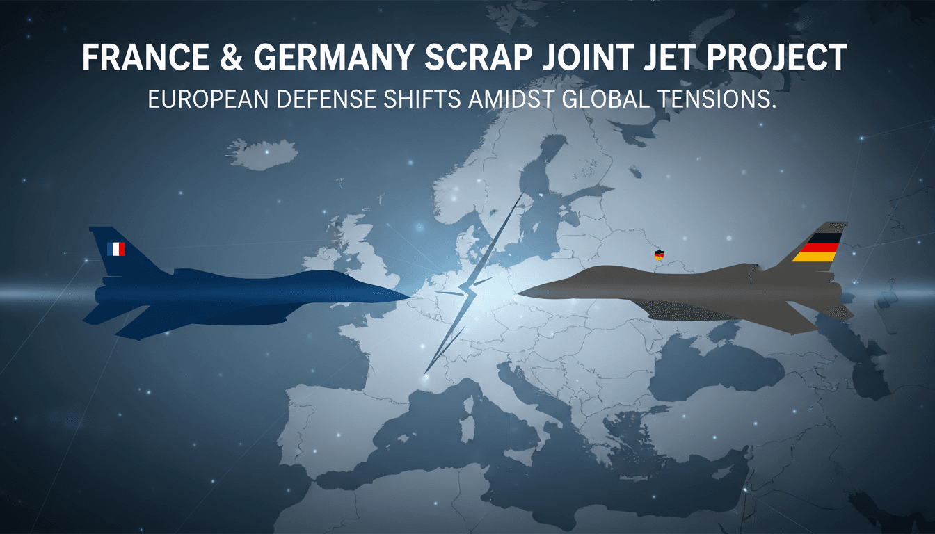 France and Germany's joint fighter jet project cancellation news
