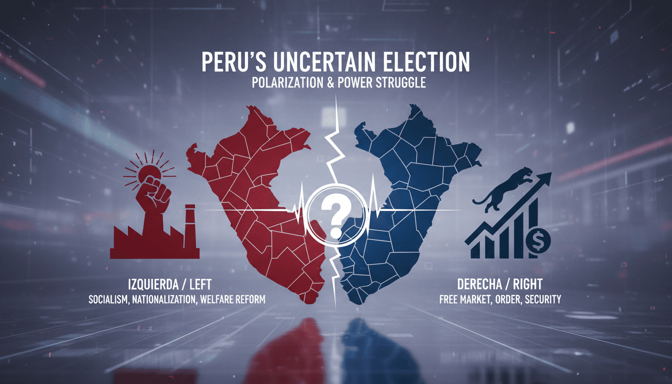 Peru's presidential election results remain uncertain amid deep political polarization