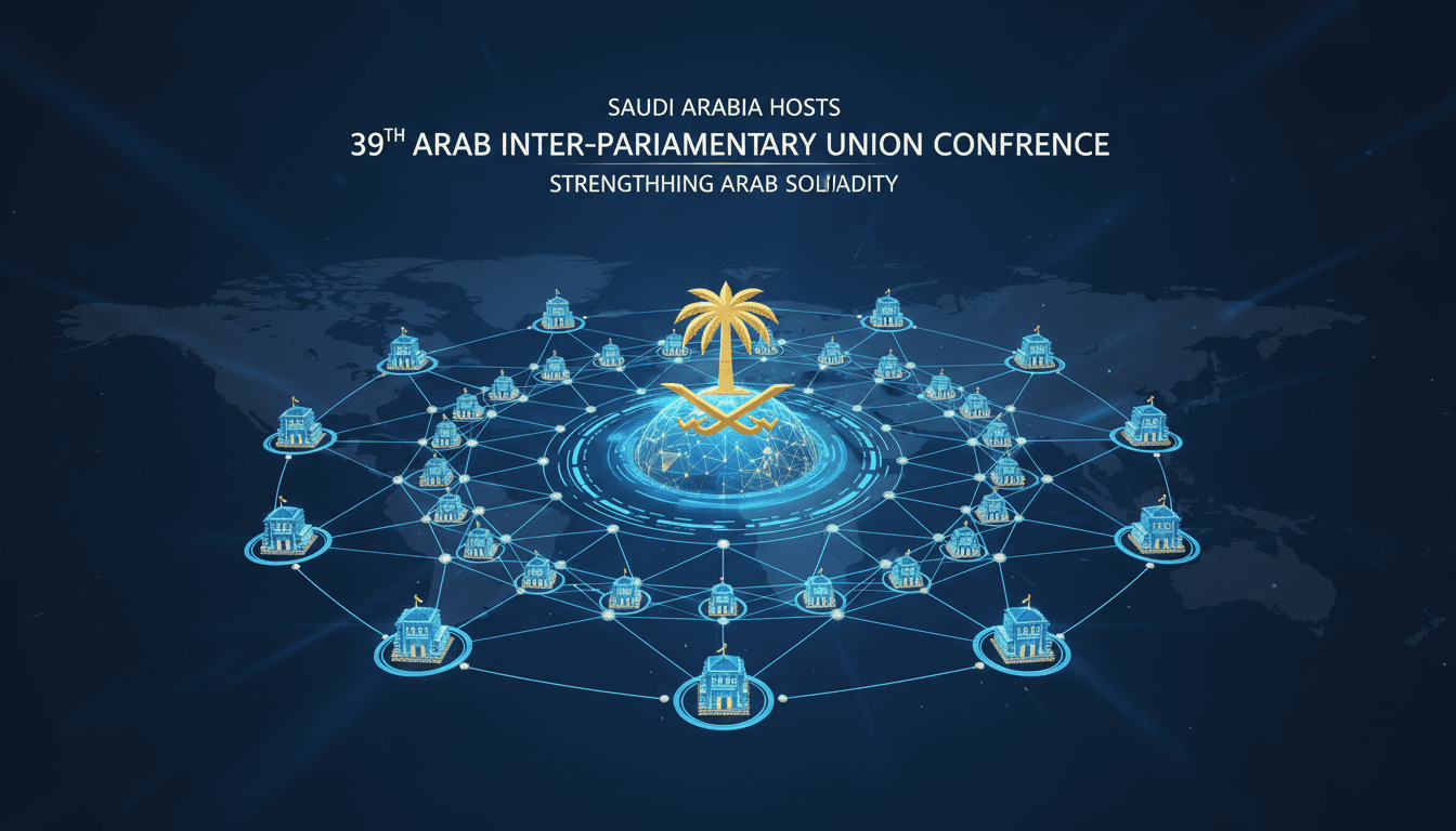 Leaders from Arab parliaments gather for the 39th Arab Inter-Parliamentary Union Conference in Saudi Arabia.