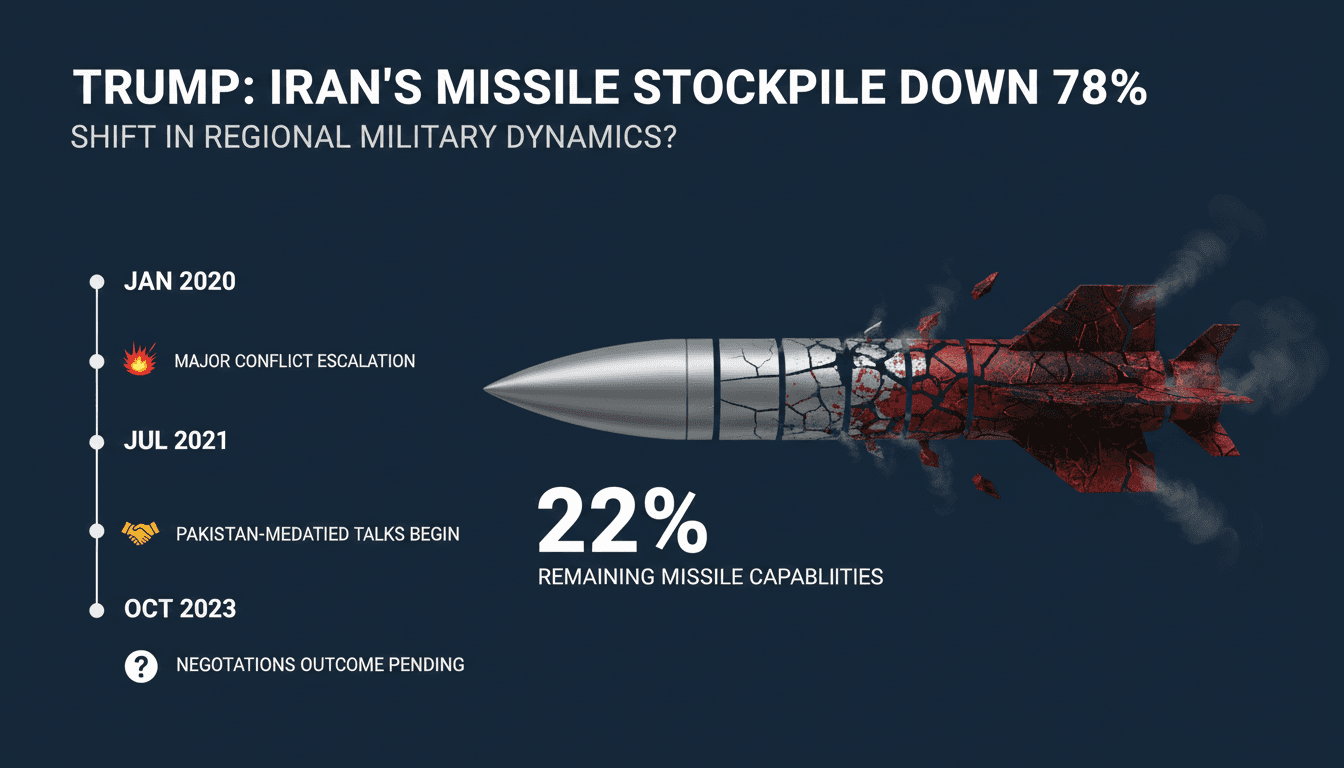 Trump Reveals Iran's Missile Capabilities Have Diminished Significantly