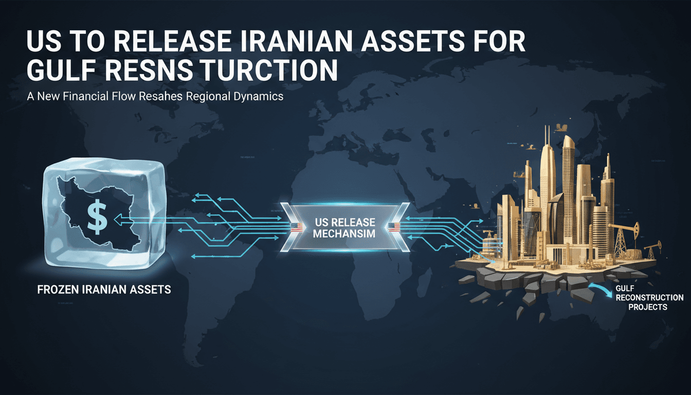 US to Release Frozen Iranian Assets for Gulf Reconstruction Efforts