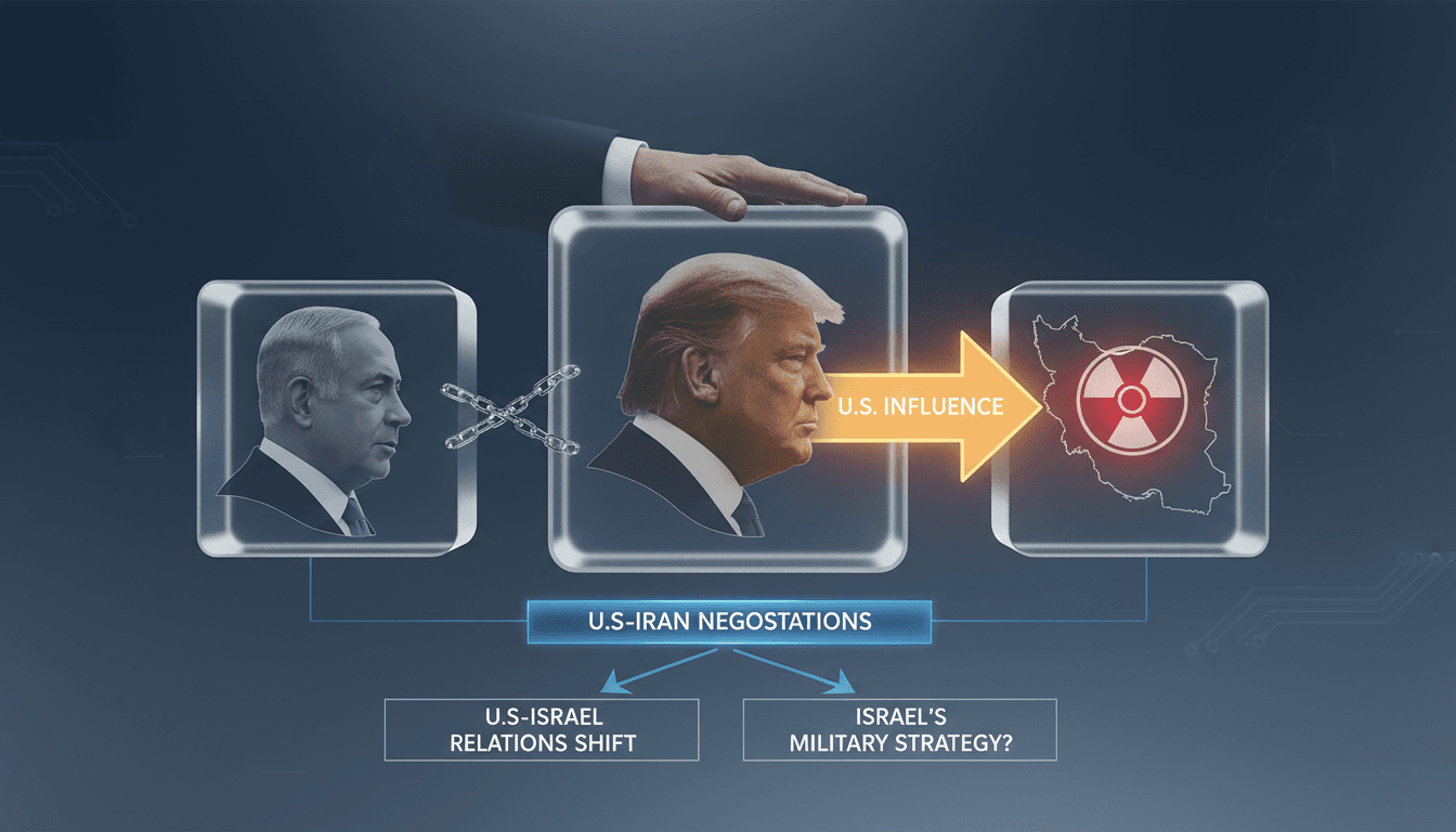 President Trump and Prime Minister Netanyahu discussing U.S.-Iran negotiations.