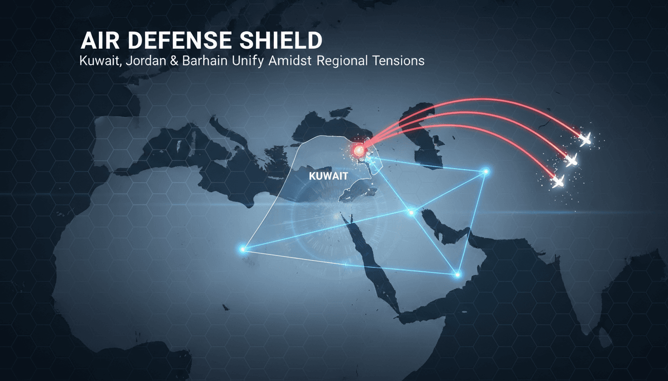 Kuwaiti military engages in air defense operations amid regional tensions