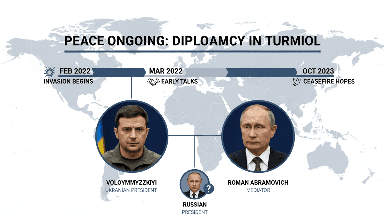 Zelenskyy and Abramovich meeting in Kyiv for peace negotiations