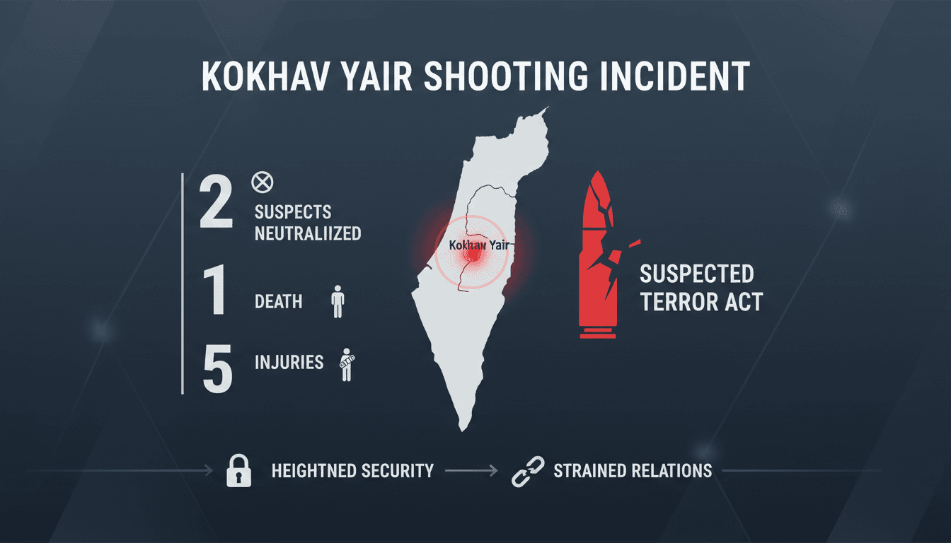 Israeli Police Neutralize Suspects in Central Israel Shooting Incident