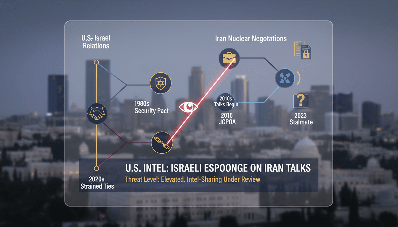 U.S. Intelligence Reports Israeli Espionage Targeting Negotiators with Iran