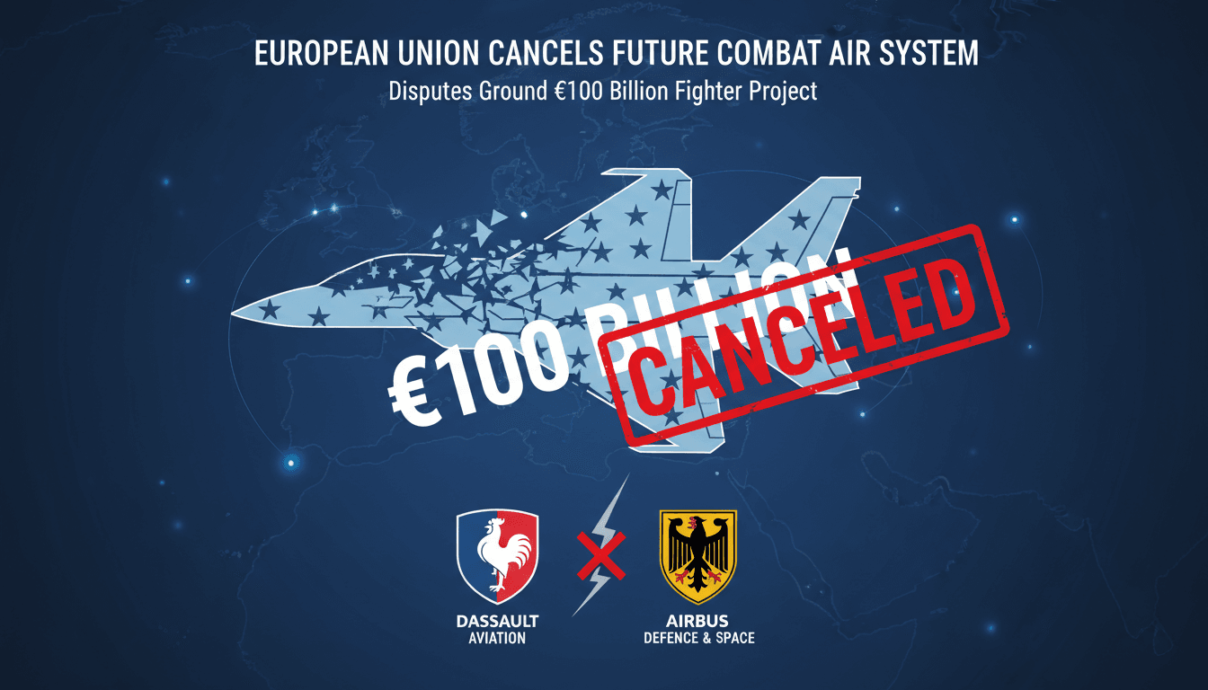 European Union Cancels €100 Billion Future Combat Air System Fighter Project