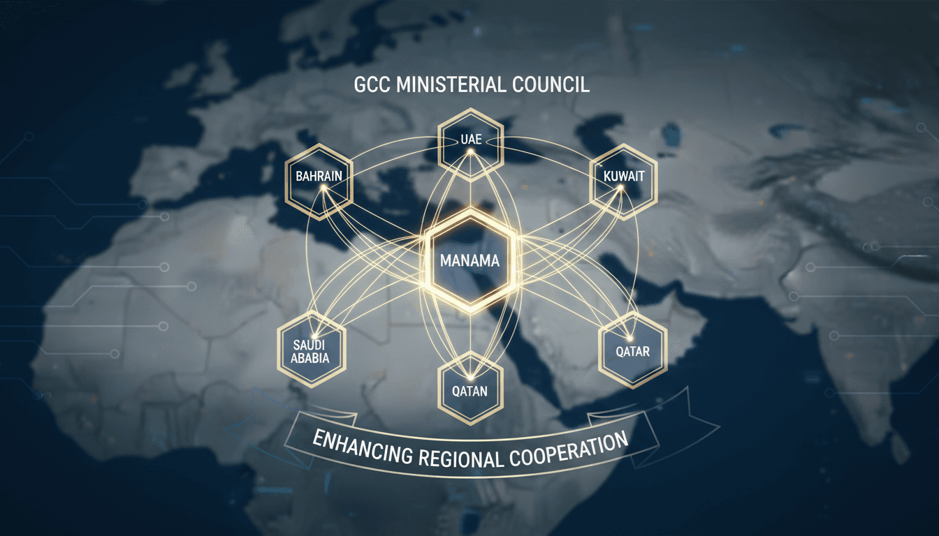 Bahrain's Crown Prince meeting with GCC foreign ministers in Manama