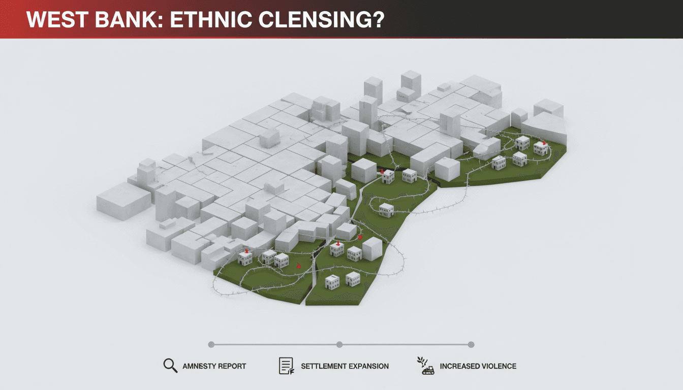 Amnesty International report on ethnic cleansing in the West Bank