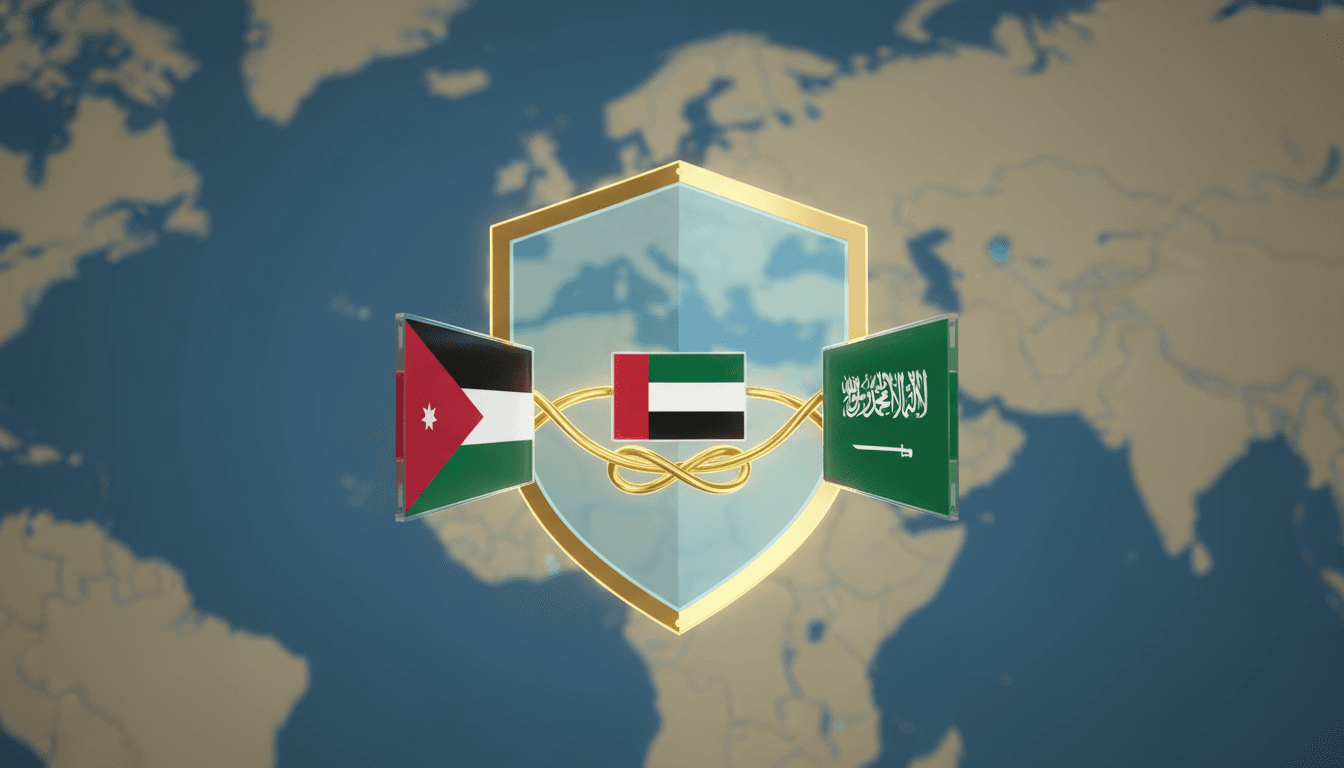 King Abdullah II of Jordan celebrating his 27th accession anniversary with regional leaders.