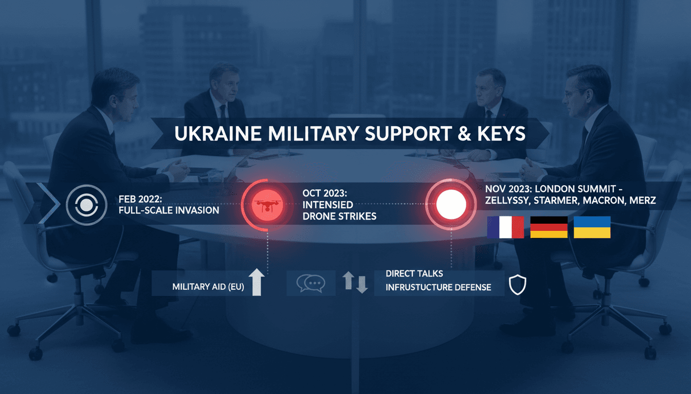 Zelenskyy Engages European Leaders in London to Strengthen Ukraine's Military Support