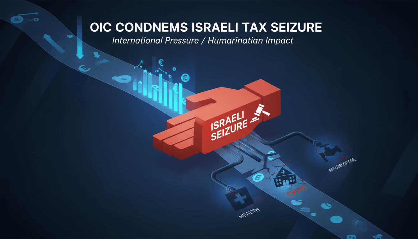 OIC condemns Israel's law on Palestinian tax revenue seizure