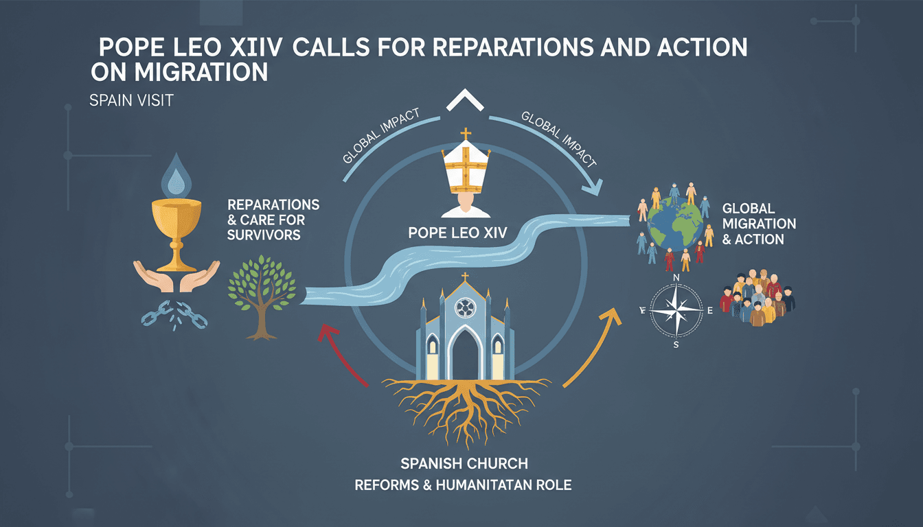Pope Leo XIV Calls for Reparations and Action on Migration During Spain Visit