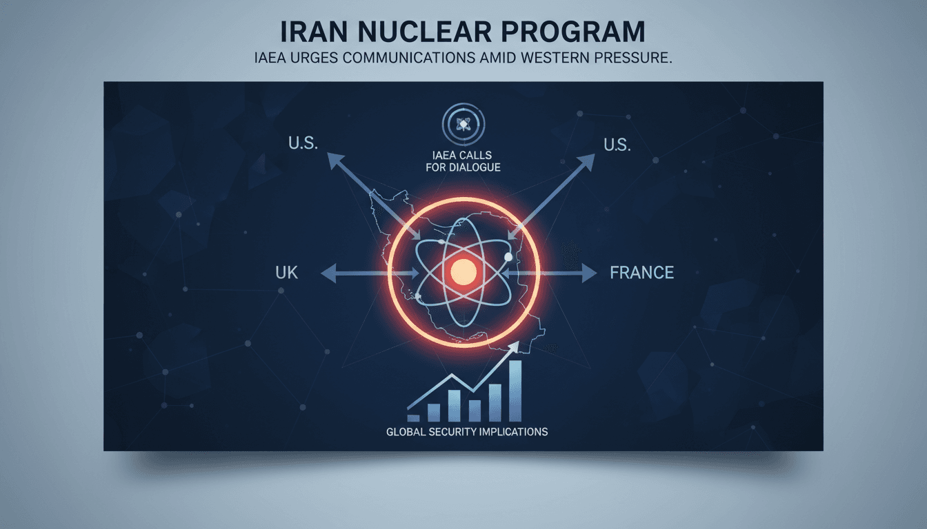 IAEA urges Iran to resume nuclear program communications amid Western pressure