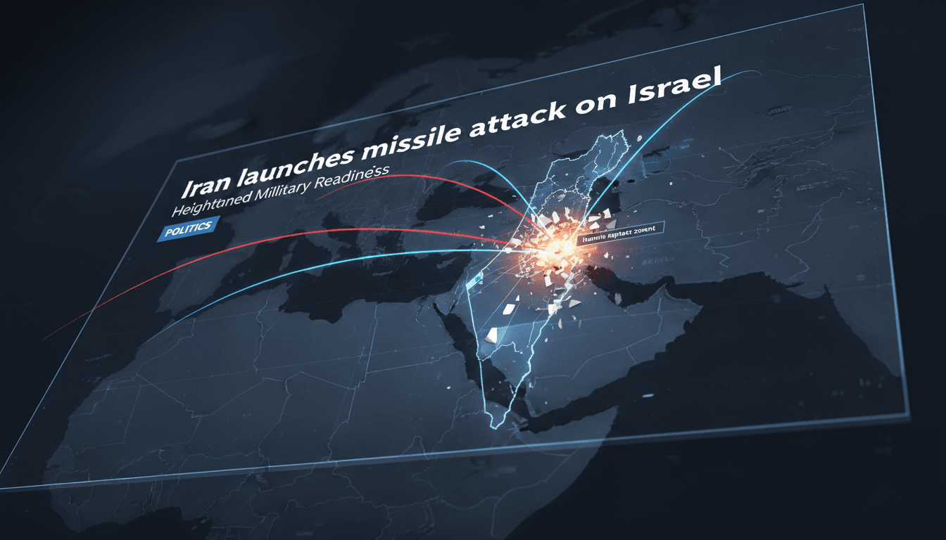Iran launches missile attack on Israel prompting heightened military readiness