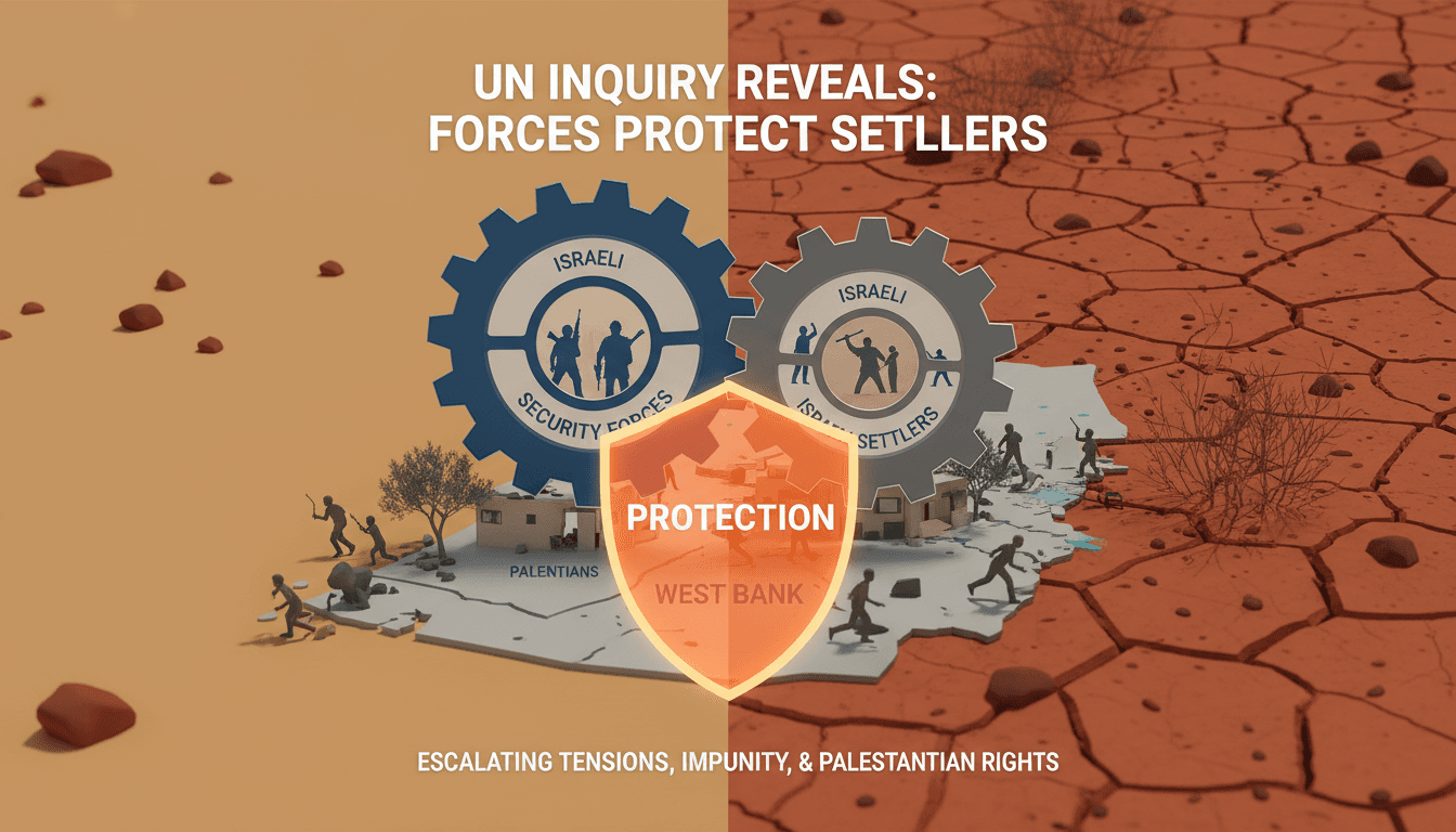 UN inquiry report on Israeli forces protecting settlers during attacks on Palestinians