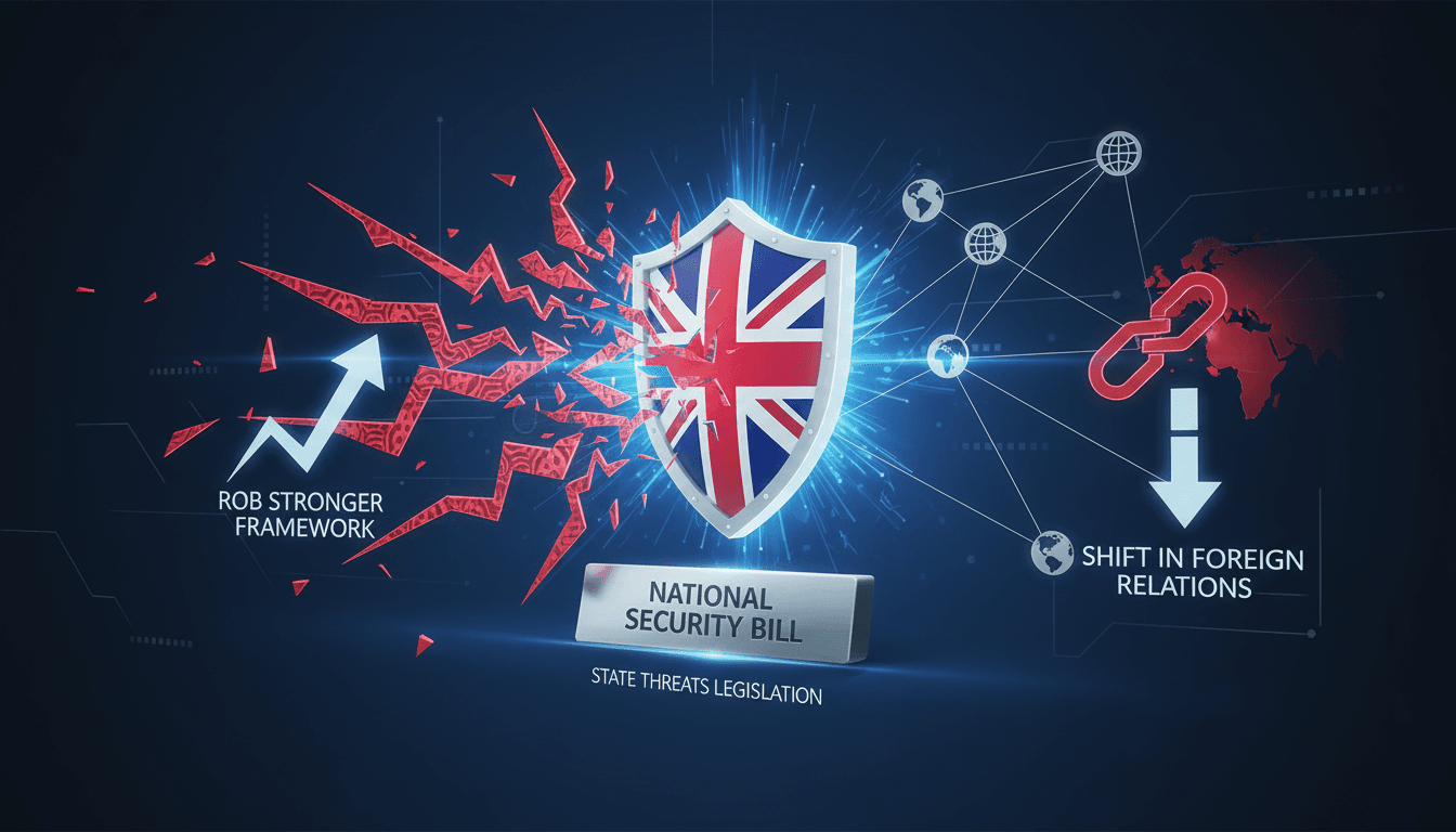 UK government proposes National Security Bill targeting foreign threats