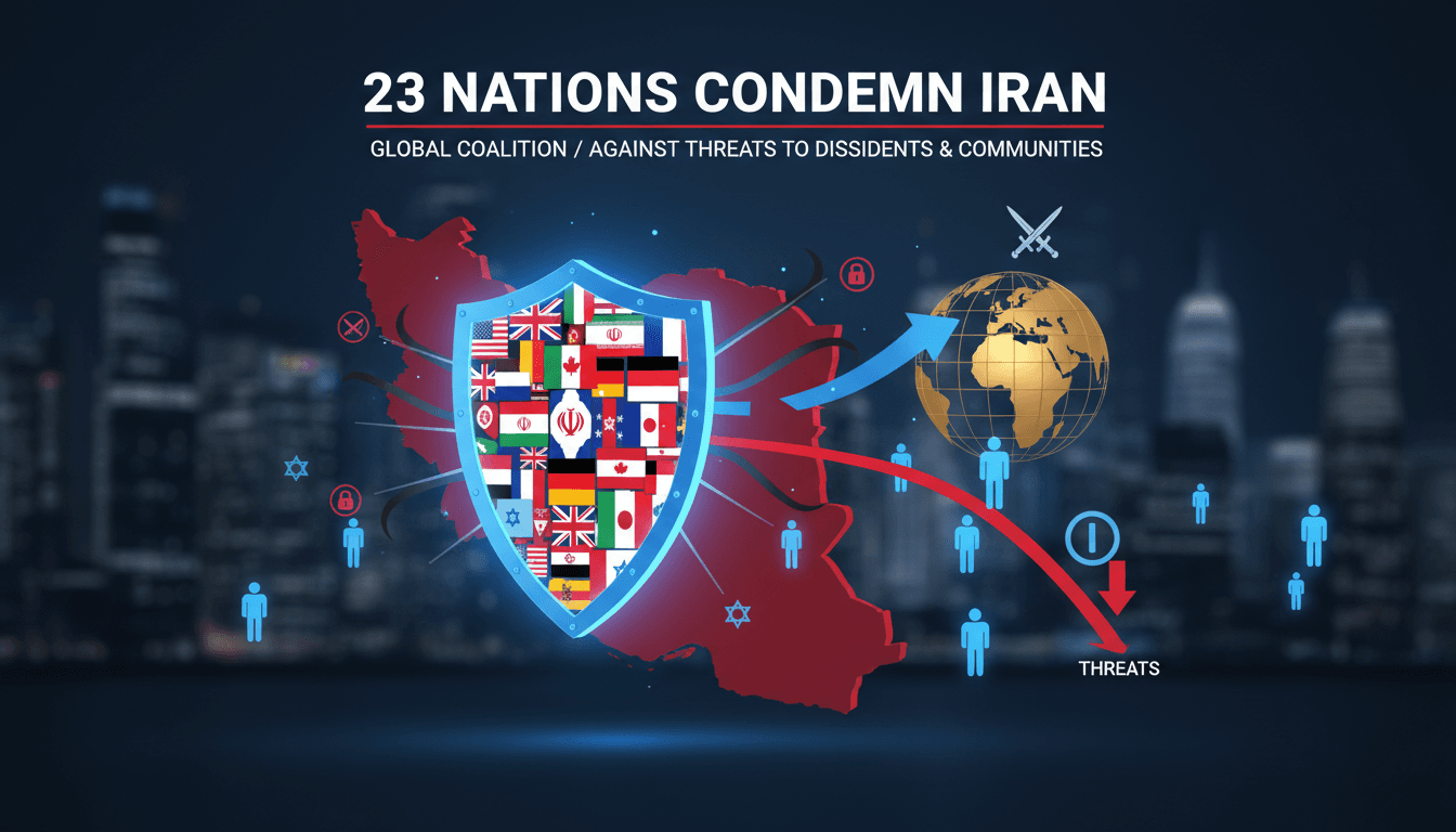 23 Countries Condemn Iran for Threats Against Dissidents and Communities