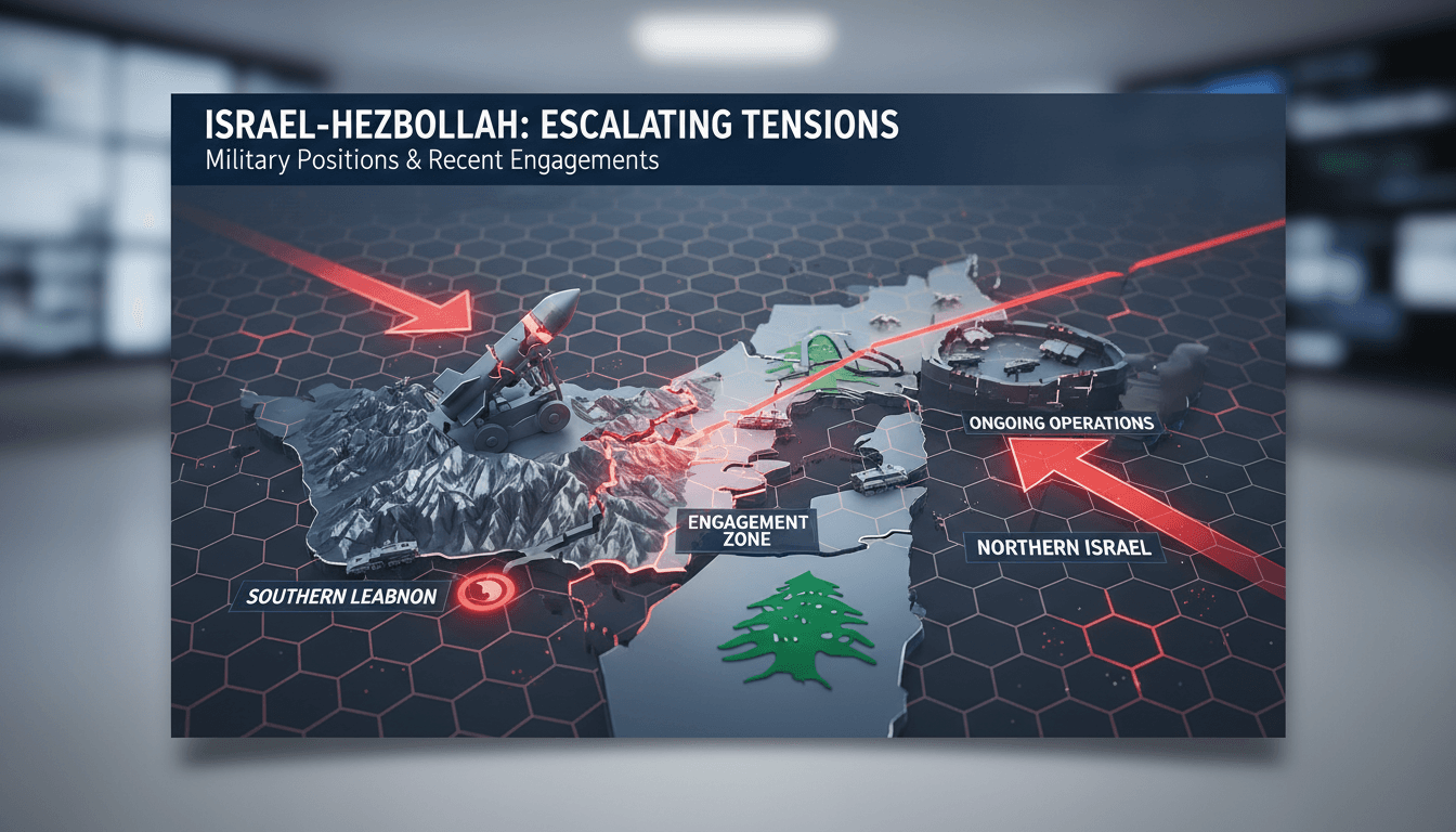 Israeli military operations in southern Lebanon against Hezbollah threats.