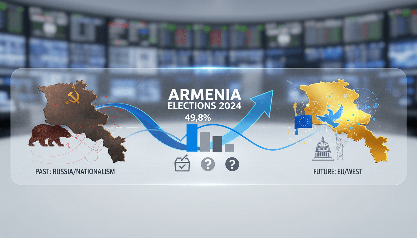 Armenia's parliamentary elections signal a shift towards pro-Western policies