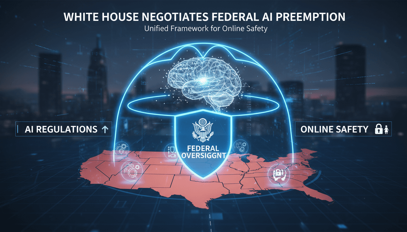 White House Negotiates Federal Preemption of State AI Regulations