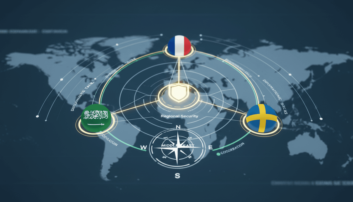 Saudi Foreign Minister Engages in Diplomatic Talks with France and Sweden on Regional Security