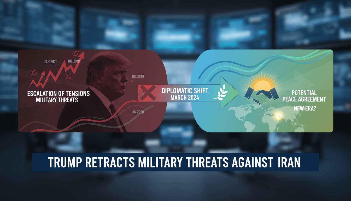 President Trump announces withdrawal of military threats against Iran
