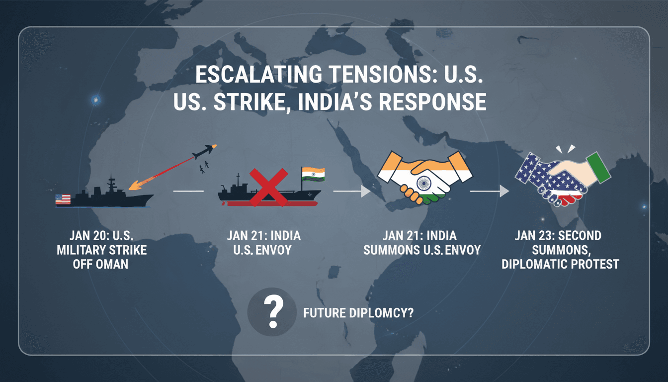 U.S. military operations in the Gulf region and their impact on India.
