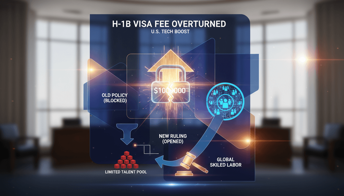 Federal Judge Overturns $100,000 H-1B Visa Fee Benefiting U.S. Tech Companies