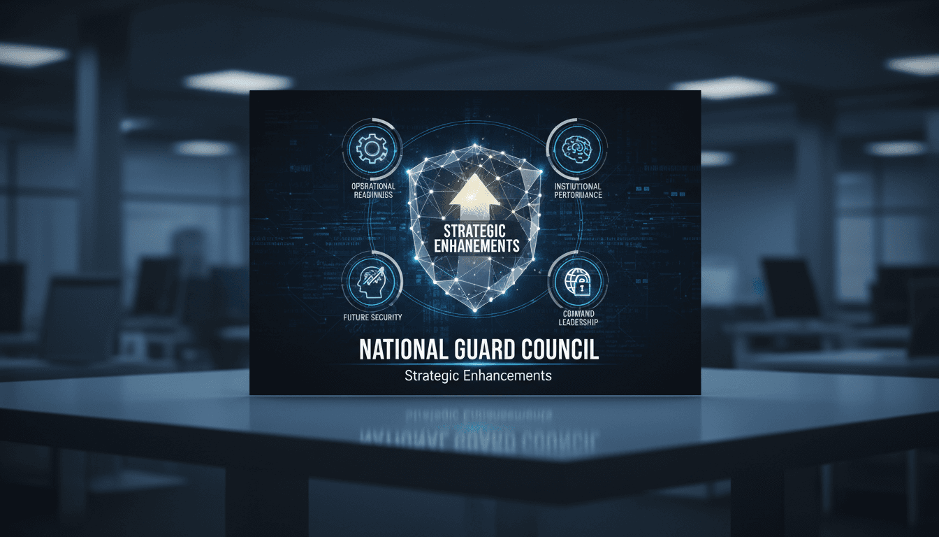 National Guard Council meeting discussing strategic enhancements and operational readiness.