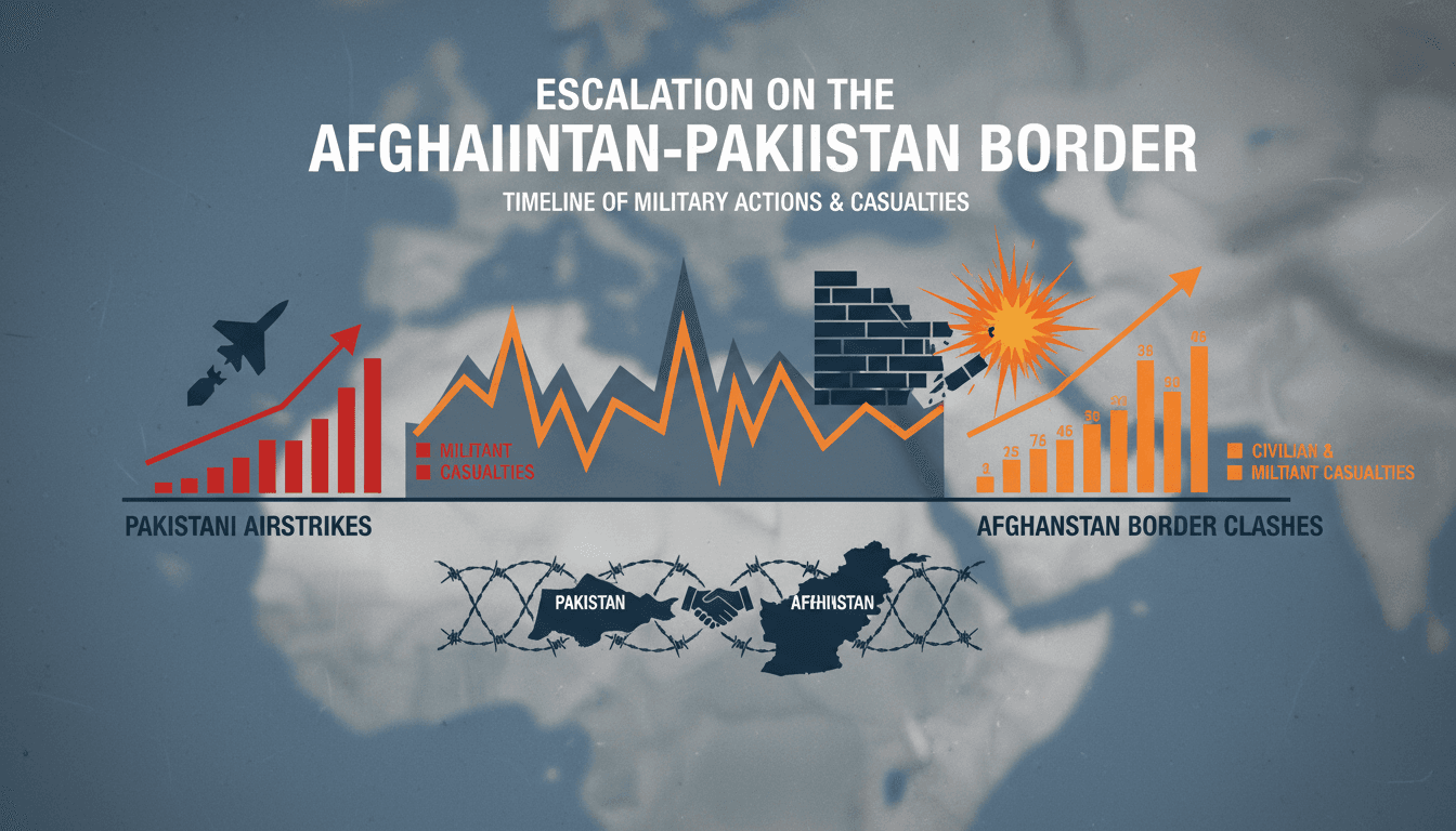 Pakistani military airstrikes lead to casualties on Afghanistan-Pakistan border