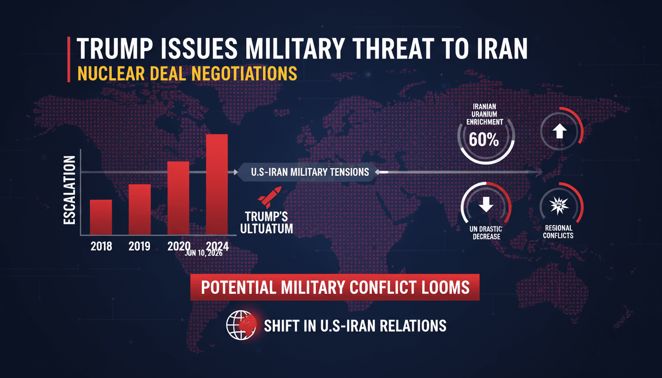 Trump Issues Military Threat to Iran Over Nuclear Deal Negotiations