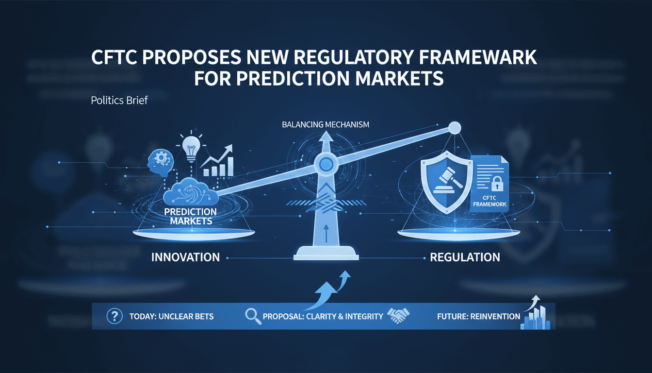 CFTC Proposes New Regulatory Framework for Prediction Markets