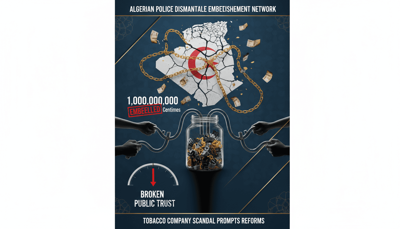 Algerian police dismantle major embezzlement network linked to tobacco company