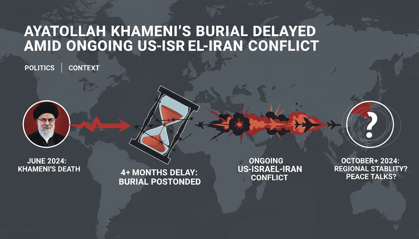 Ayatollah Khamenei's Burial Delayed Amid Ongoing US-Israel-Iran Conflict