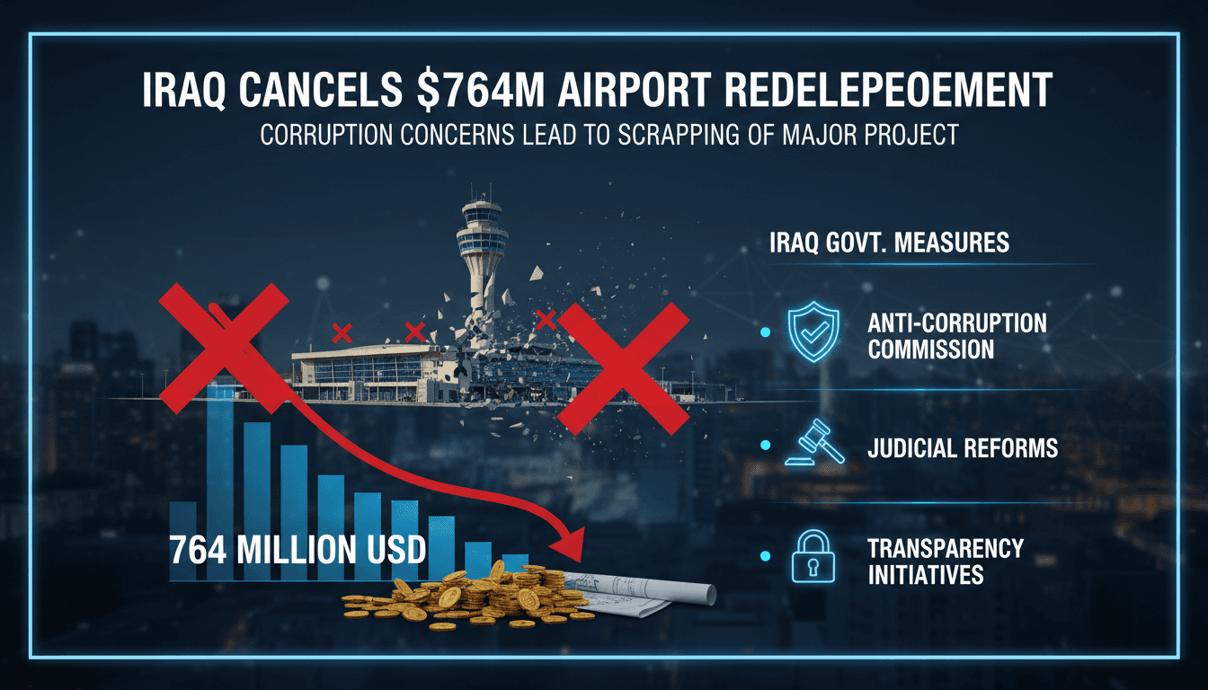 Baghdad International Airport redevelopment project cancellation news