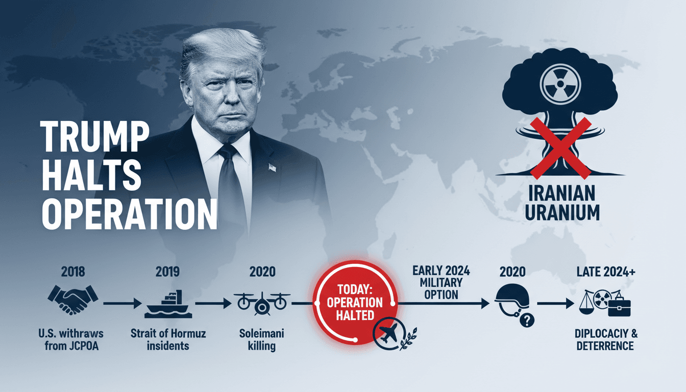 President Trump discusses military strategy regarding Iran's nuclear program.