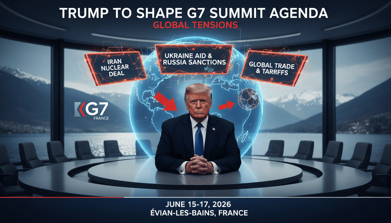 Trump to Shape G7 Summit Agenda Amid Global Tensions