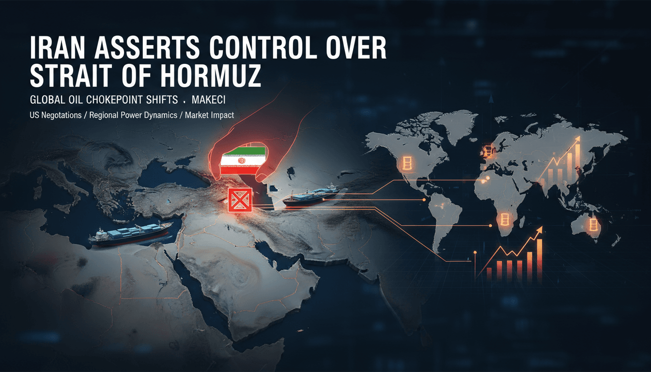 Iran Asserts Control Over Strait of Hormuz Amid U.S. Negotiations