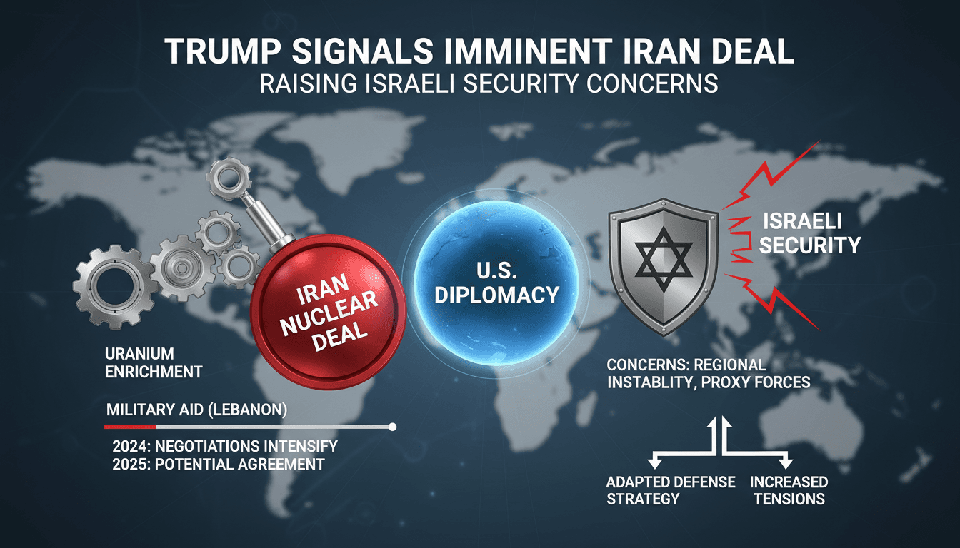 President Trump and Netanyahu discussing Iran deal implications.