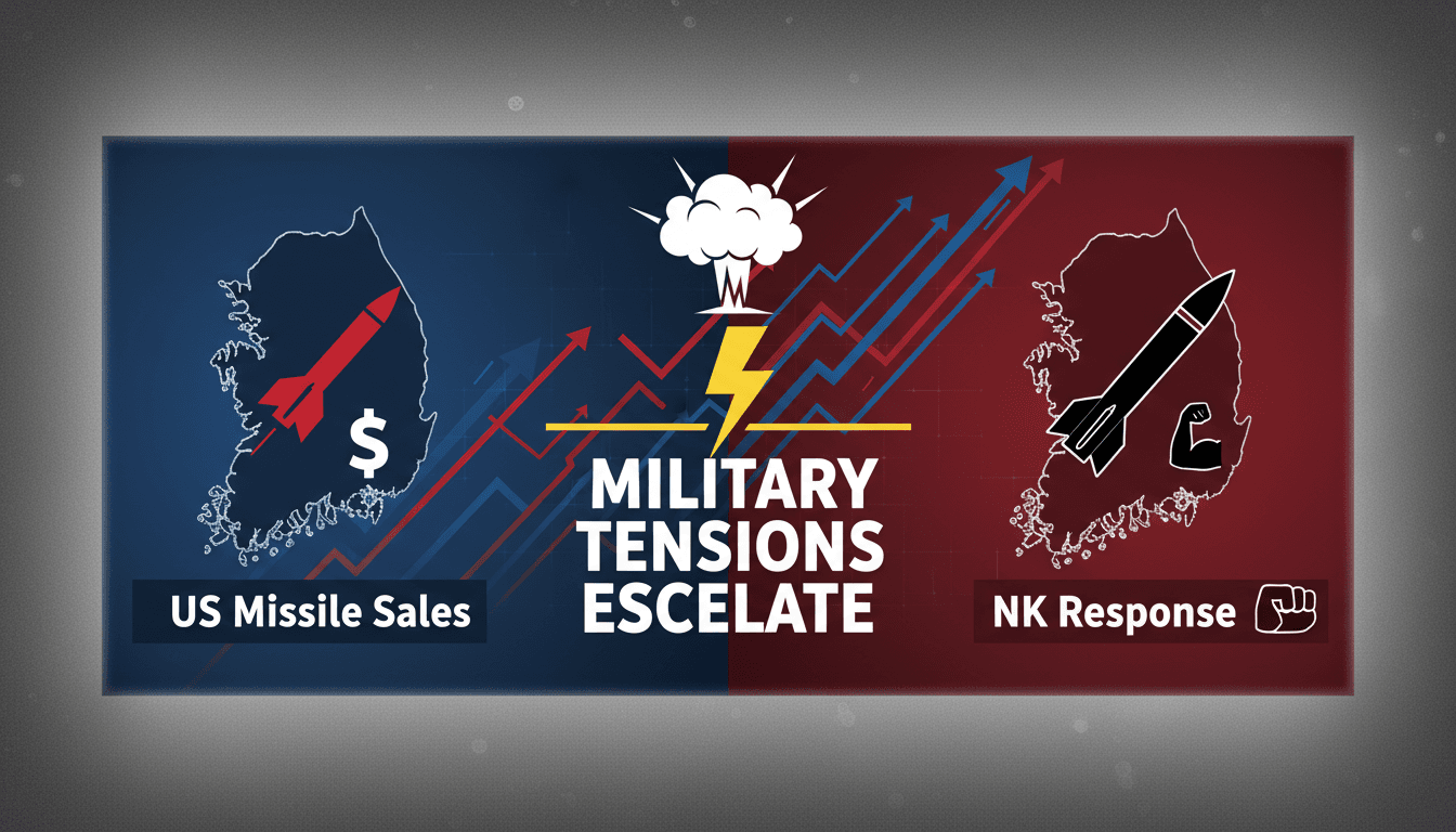 North Korean military response to US missile sales to South Korea