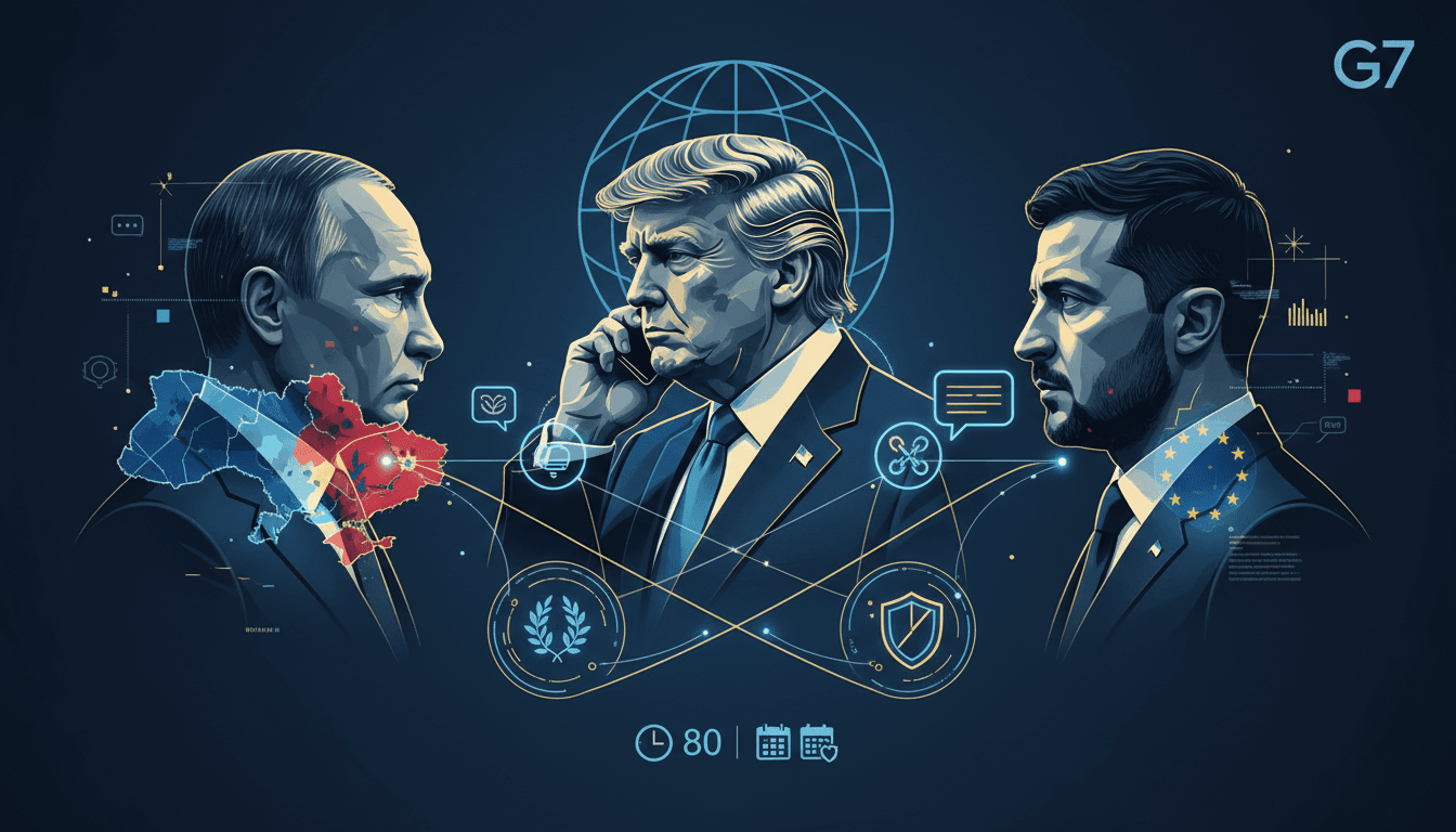 Trump, Putin, and Zelensky engaged in diplomatic talks on Ukraine.