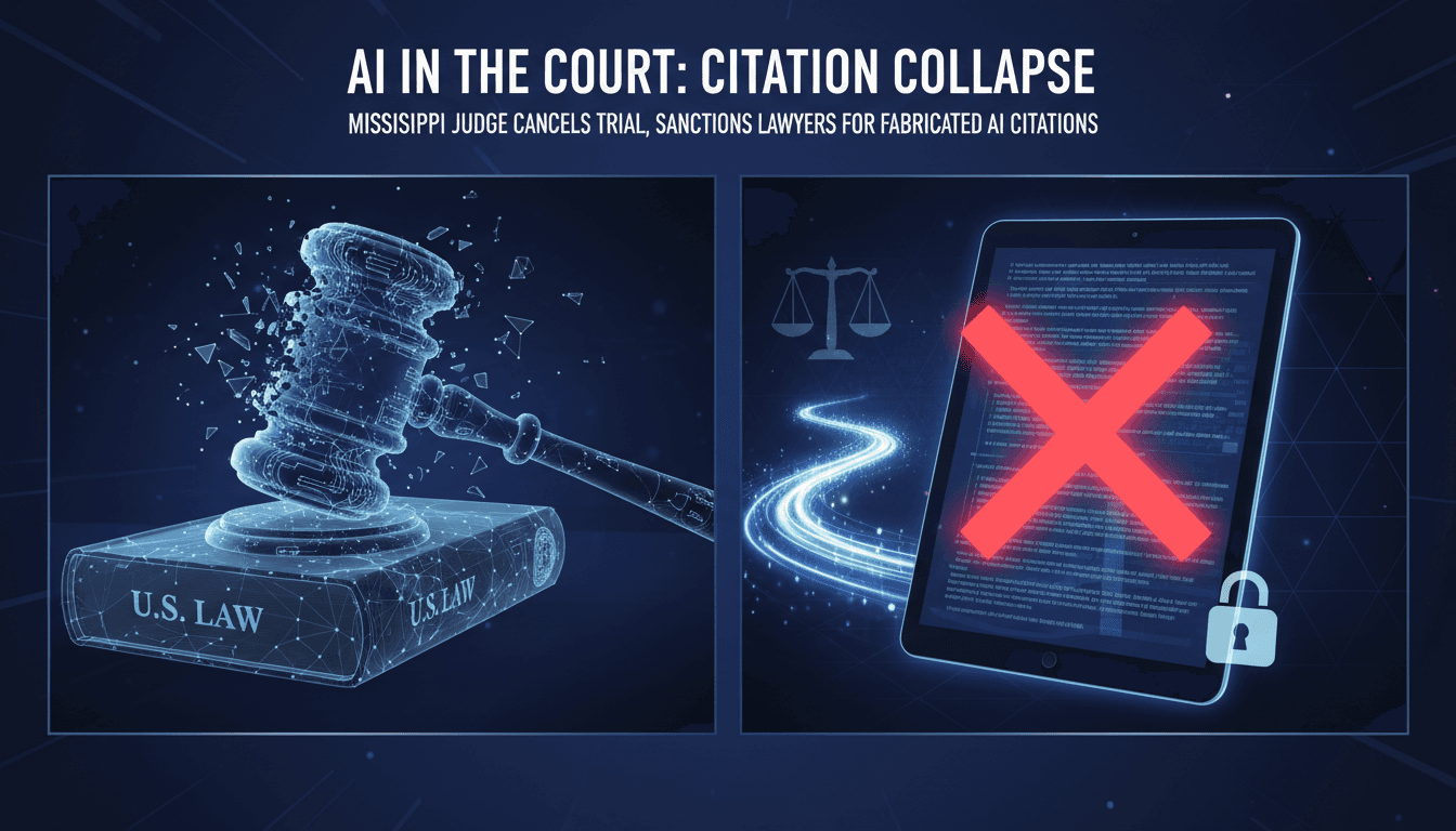 Federal judge in Mississippi addressing AI-generated legal citations