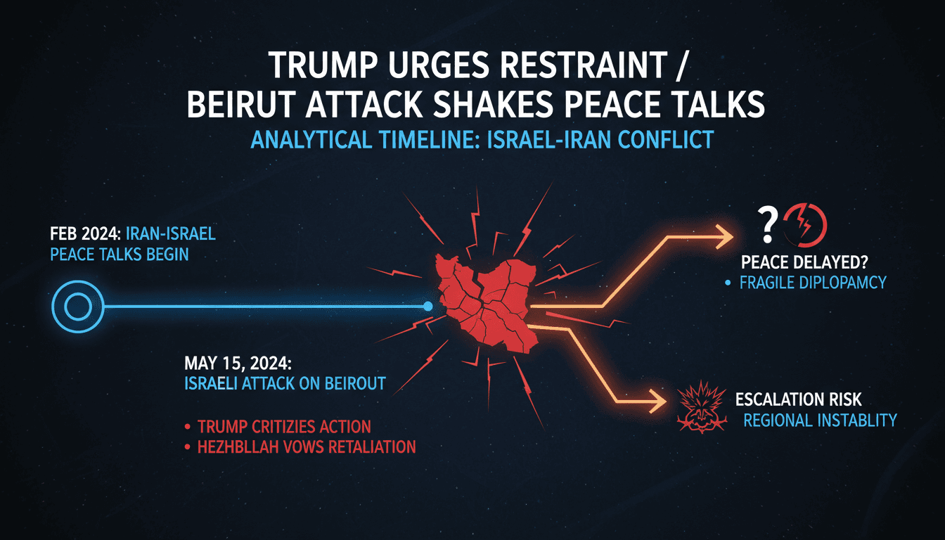 President Trump addressing the media on Middle East peace negotiations.