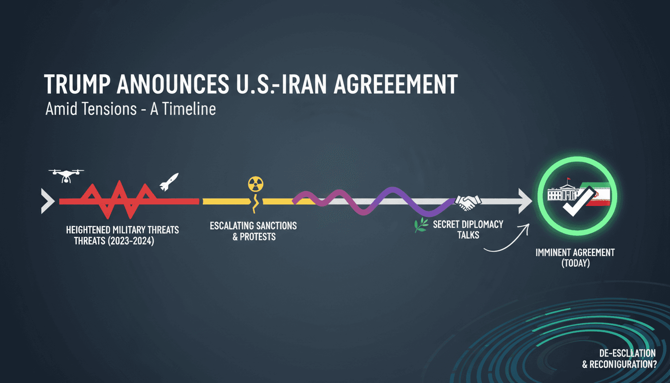 Trump Announces Imminent U.S.-Iran Agreement Amid Tensions