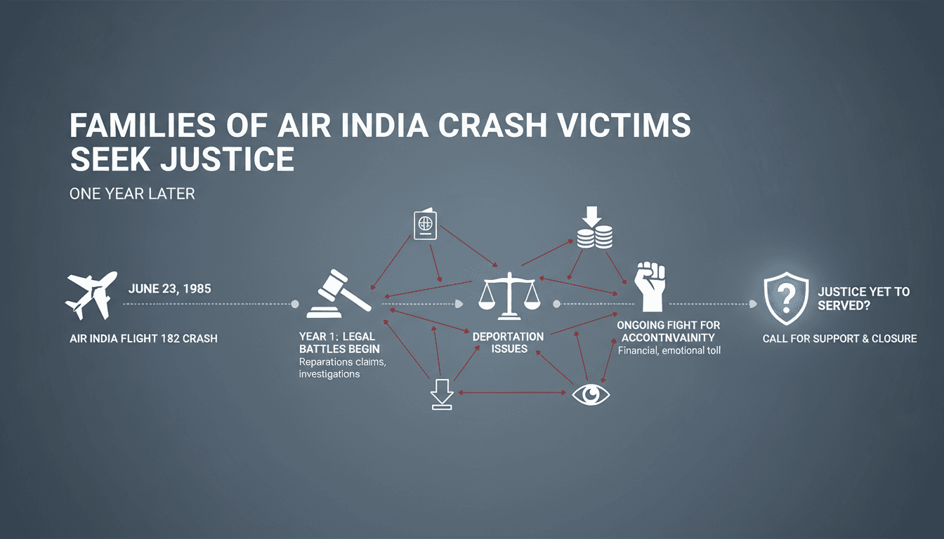Families of Air India crash victims gather to seek justice.